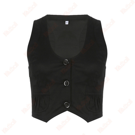 black denim vest for women